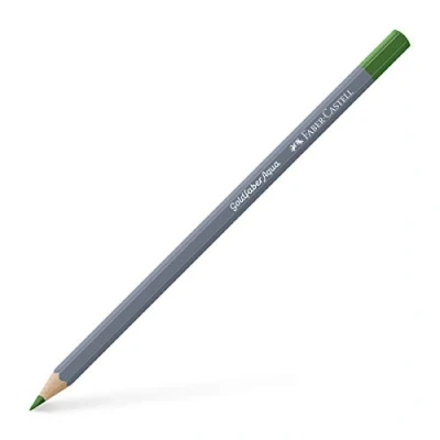 Image of Faber Castell Creative Studio Goldfaber Aqua Watercolour Pencil, (196), Permanent Green, Single For Art, Craft, Drawing, Sketching, Home, School, University, Colouring