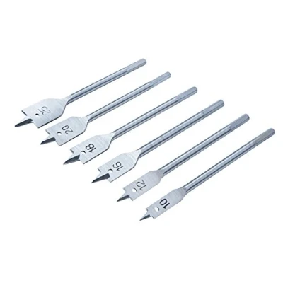 Image of Blue Spot Tools 20203 6 Piece Flat Wood Drill Bits (10 25mm)
