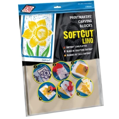 Image of Essdee SoftCut Printmaking and Carving Blocks (420 x 300 3.0 mm Pack of 2)