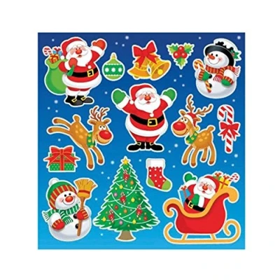Image of Christmas Stickers 12 Sheet