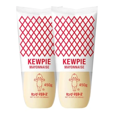 Image of Kewpie QP Japanese Mayonnaise Condiment Sauce 450g (Pack of 2)