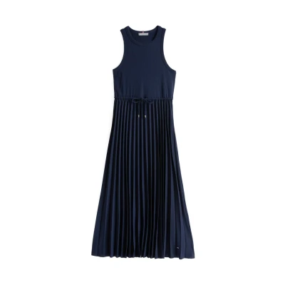 Image of Tommy Hilfiger TANK Pleated Dress Day dress, Women&#039;s, Size: 3XL, Dark night navy