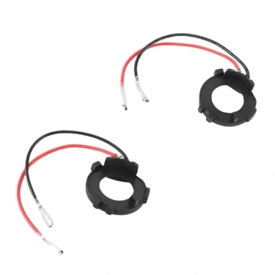 Image of 2 Pcs H7 LED Headlight Bulb Holder Retainer Adapter