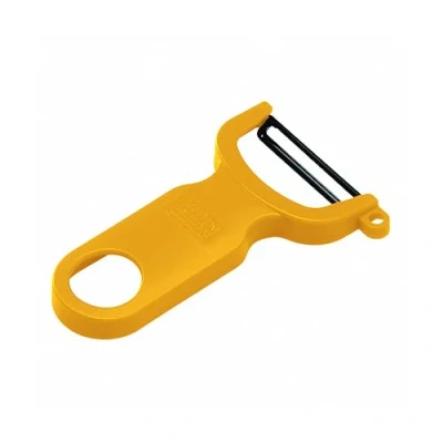 Image of Kuhn Rikon Potato Peeler with Steel Blade. Vegetable Peeler. Veg Sharp Peelers for Kitchen. Super Light Speed Apple 3 Year Kitchen Accessories Guarantee