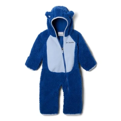Image of Columbia FOXY BABY BUNTING Unisex Jumpsuit for kids, Size: 18/24m, Mountain blue/whisper