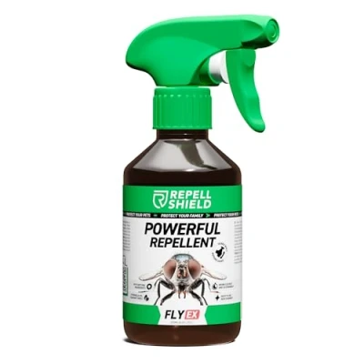 Image of RepellShield Fly Insect Repellent Spray 250ml Killer Indoor Use Alternative &amp; Mosquito Spray, No Deet Repellent, Plant Bite Bug