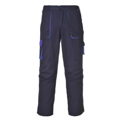 Image of Portwest Texo Contrast Trouser, Size: L, Colour: Navy Tall, TX11NATL
