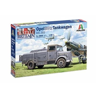 Image of Italeri ITA2808 1:48 Sd.Kfz.385 Tankwagen Bat.o.Brit Scale Model kit, All Grey, Mittel