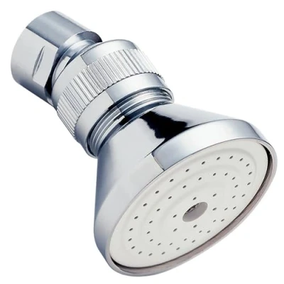 Image of Deva HEAH01 Brass Shower Head with Swivel Joint Chrome Finish,2&quot;
