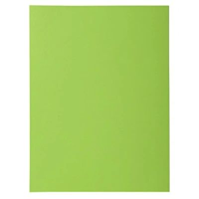 Image of Exacompta Ref 218013E Rocks Collection 1 Flap Folder 240 x 320mm in Size, Suitable for A4 Documents, 210gsm Material, Single Fold Over Green (Pack of 50)