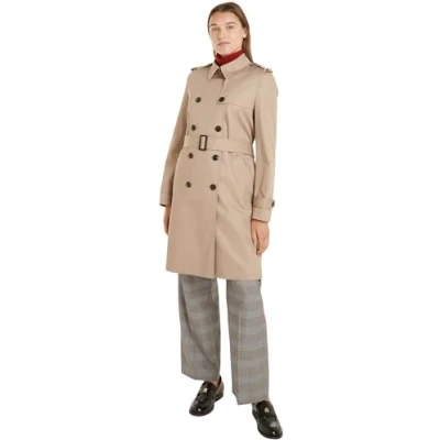 Image of Tommy Hilfiger SLIM FIT Trenchcoat, Women&#039;s, Size: 6, Beige