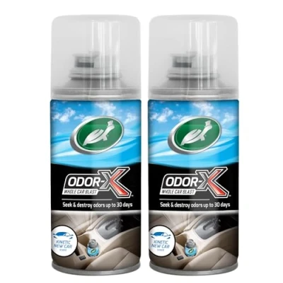 Image of Turtle Wax 54103 Odor X Whole Car Blast New Experience Air Freshener &amp; Remover Bomb Removes Unwanted Odors for up to 30 Days Kinetic Scent (2 Pack)