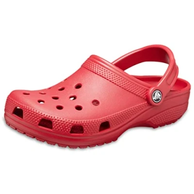 Image of Crocs Classic Unisex Pool slides, Size: M4/W5, Dark red Synthetics