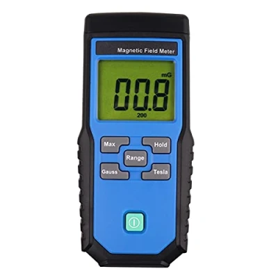 Image of EMF ELF Magnetic Field Meter Electromagnetic Detector Micro Tesla/Milli Gauss 30Hz 300Hz Frequency Tester