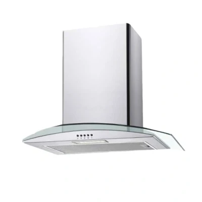 Image of Candy 70cm Curved Glass Chimney Cooker Hood Stainless Steel