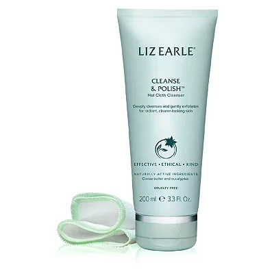 Image of Liz Earle Cleanse &amp; Polish Hot Cloth Cleanser 200ml Starter Kit