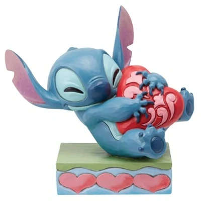 Image of Disney Traditions by Jim Shore Heart Struck Stitch Figurine