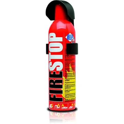 Image of Super Help SH2400 Fire Stop Small Extinguisher, Extinguishes Minor Fires&amp;Stops them from Expanding, Nontoxic, Environmentally Safe, Ideal for Car, Camper, Caravan, Boat, 400ML