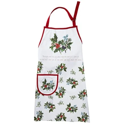Image of Portmeirion The Holly &amp; Ivy Cotton Apron