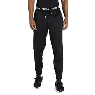 Image of Puma Men&#039;s Train Pwr Fleece Jogger Knitted Pants, Black, M EU