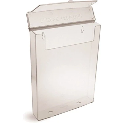Image of Acrylic Outdoor Leaflet Holders Waterproof Dispenser Exterior Display (A4)