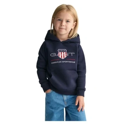 Image of GANT Archive Shield Sweatshirt for kids, Size: 24m, Evening blue