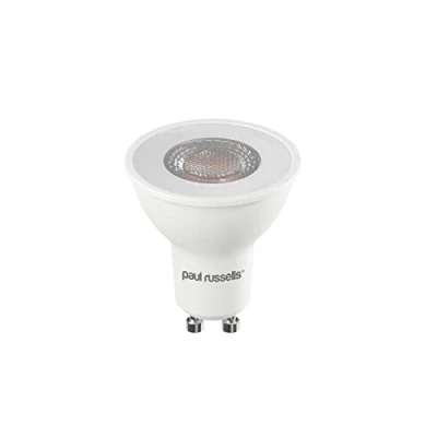 Image of paul russells GU10 LED Bulbs, 4W 345lumens, 50Watt Equivalent Halogen Spotlight Bulbs Replacement, 36 Narrow Beam, Bright Daylight 6500K, No Flickering, Energy Saving Non Dimmable, Pack of 1
