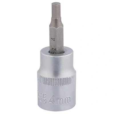 Image of Draper Socket with Hexagonal Bit, 3/8&quot; Sq. Dr., 4mm