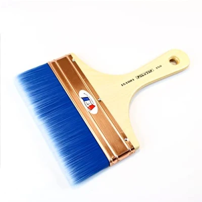 Image of Polytop Blue Spalter Brush 150 mm/Made in France/Eco Responsible/Ideal for indoor or outdoor paints and varnishes, terraces, walls, find the complete range &quot;Blue Polytop&quot; on Amazon.