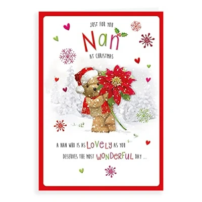 Image of Regal Publishing Character Christmas Card Nan 9 x 6 inches
