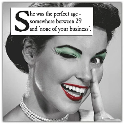Image of Funny Birthday Card For Her, Female Funny, Happy Her Women,