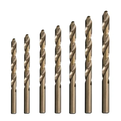 Image of Drill America 7 Piece Cobalt Bit Set, Plastic Pouch Case, DWDCO Series