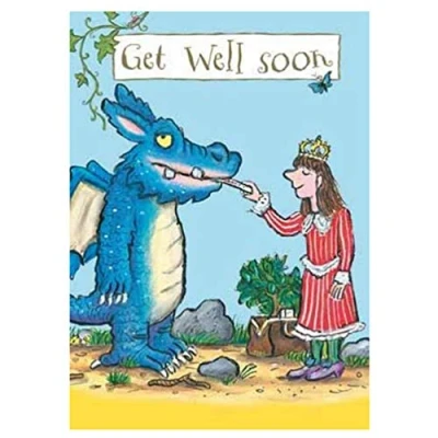 Image of Zog the Dragon Get Well Card