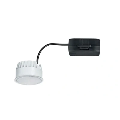 Image of Paulmann Nova 93069 LED Recessed Light Module Coin Round 50 mm 6 W 470 lm 230 V 2700 K Satin Ceiling Spotlight Plastic