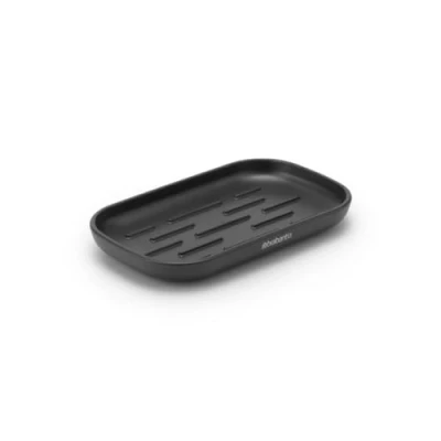 Image of Brabantia Soap Dish, Dark Grey, 13.5 x 8.1 1.6 [cm]