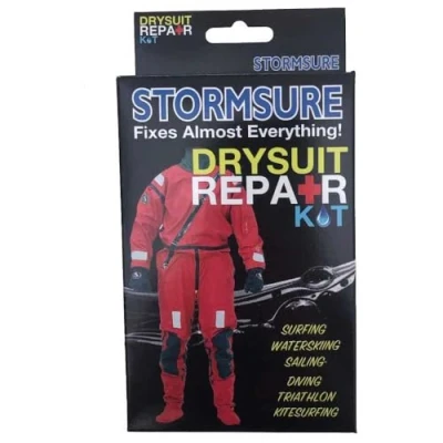 Image of Stormsure Drysuit Repair Kit with Flexible Adhesive and TUFF Tape Ideal for Drysuits, Semi Neoprene, Latex Seals
