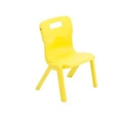 Image of Titan One Piece Chair Size 1 260mm Seat Height Yellow T1 Y