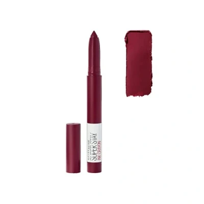 Image of Maybelline Lipstick Superstay Matte Ink Crayon, Longlasting With Precision Applicator, 55 Make It Happen, 1 Count, Pack Of