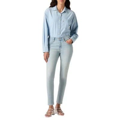 Image of Levi&#039;s Women&#039;s 721 High Rise Skinny Jeans, Cool Secret Bench, 28W x 28L
