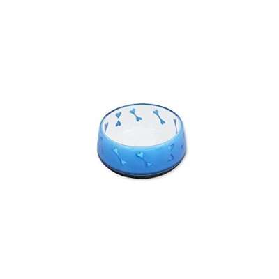 Image of ALL FOR PAWS Lifestyle Dog Love Bowl, Small, Blue, 2.36 kg