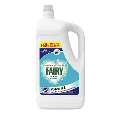 Image of Fairy Non Bio Compact Liquid Laundry Detergent 130 Wash, 4.55 Litre