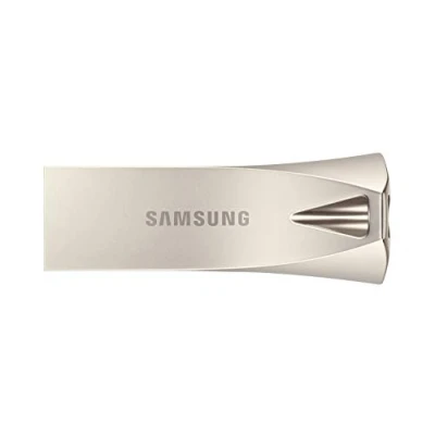 Image of Samsung BAR Plus 256 GB Type A 300 MB/s USB 3.1 Flash Drive Champagne Silver (MUF 256BE3)