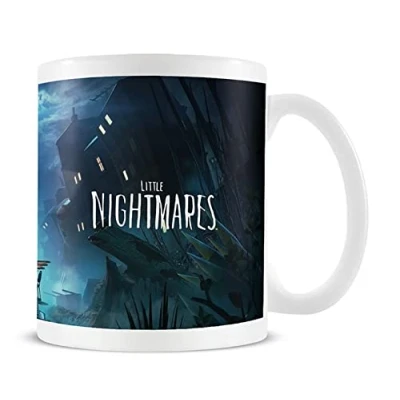 Image of Pyramid International Little Nightmares Mug in Presentation Gift Box (Mono and Six Design) 11oz Ceramic Official Merchandise, MG27020, Dark Blue