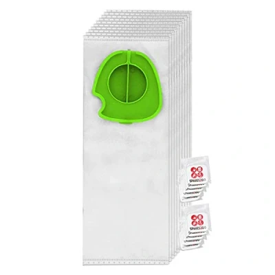Image of SPARES2GO Microfibre Dust Bags compatible with Gtech Pro K9 ATF305 ATF303 Cordless Vacuum Cleaner (Pack of 10) + Tab Fresheners