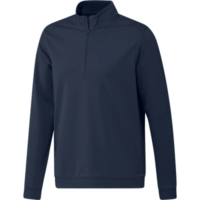 Image of adidas Golf MENS Authentic 1/4 ZIP Long sleeved top, Men&#039;s, Size: Large, Collegiate navy