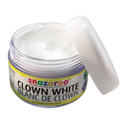 Image of Snazaroo Clown White Creamy Water Based Face Paint 50ml