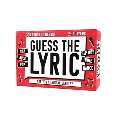 Image of Gift Republic Guess the Lyric cards Multicoloured 6.89 x 4.53 2.76 inches