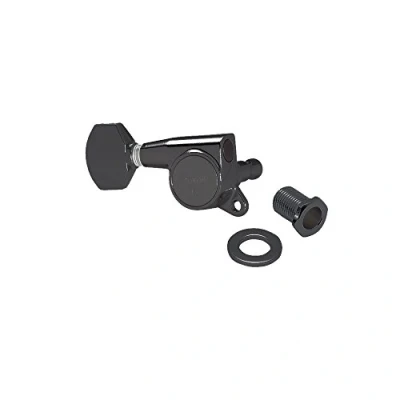 Image of Gotoh 381 Series 6 In Line with Straight Sided Mini Buttons Black, Left Handed