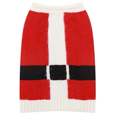 Image of Tokyo Laundry Christmas Dog Jumper In Santa Red Merry One Size