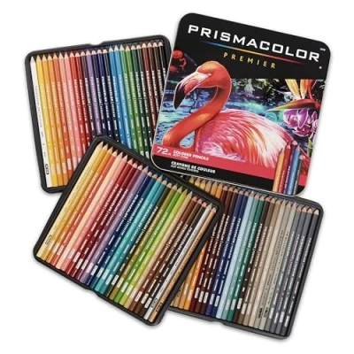 Image of Sanford Prismacolor Premier Colored Pencils, Pack of 72, Multi Colour